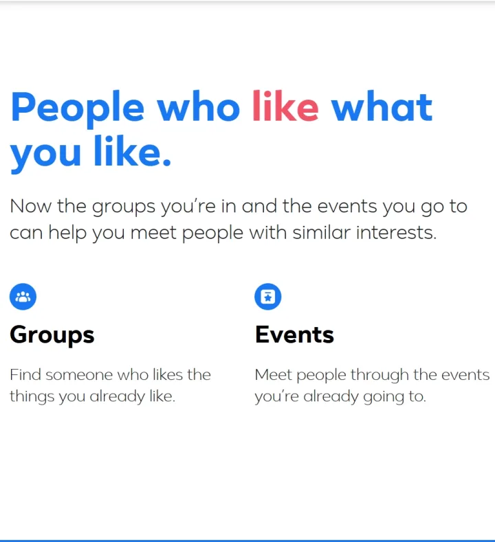 Facebook Dating screenshot