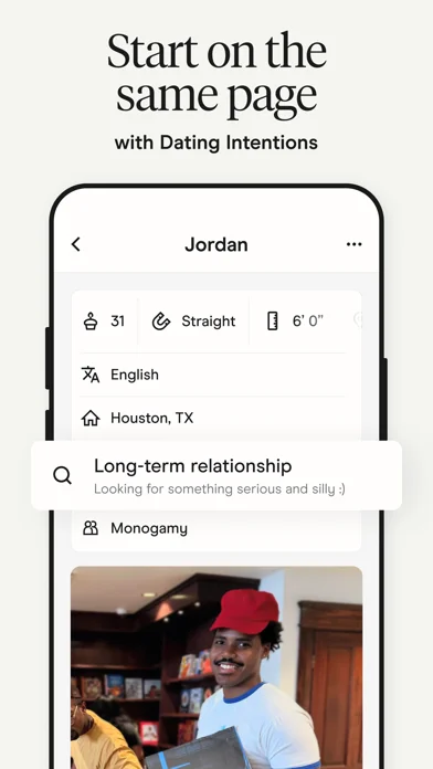 Hinge screenshot
