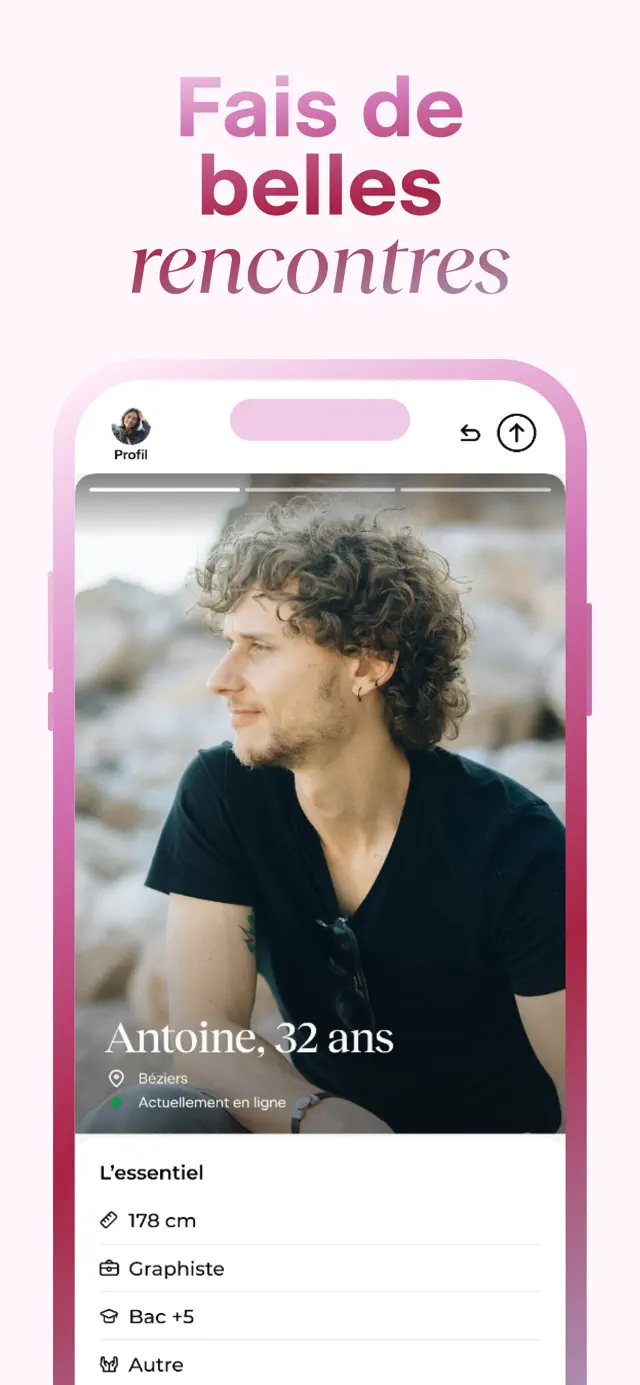 Meetic screenshot