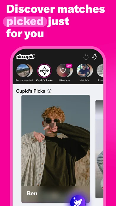 OkCupid screenshot