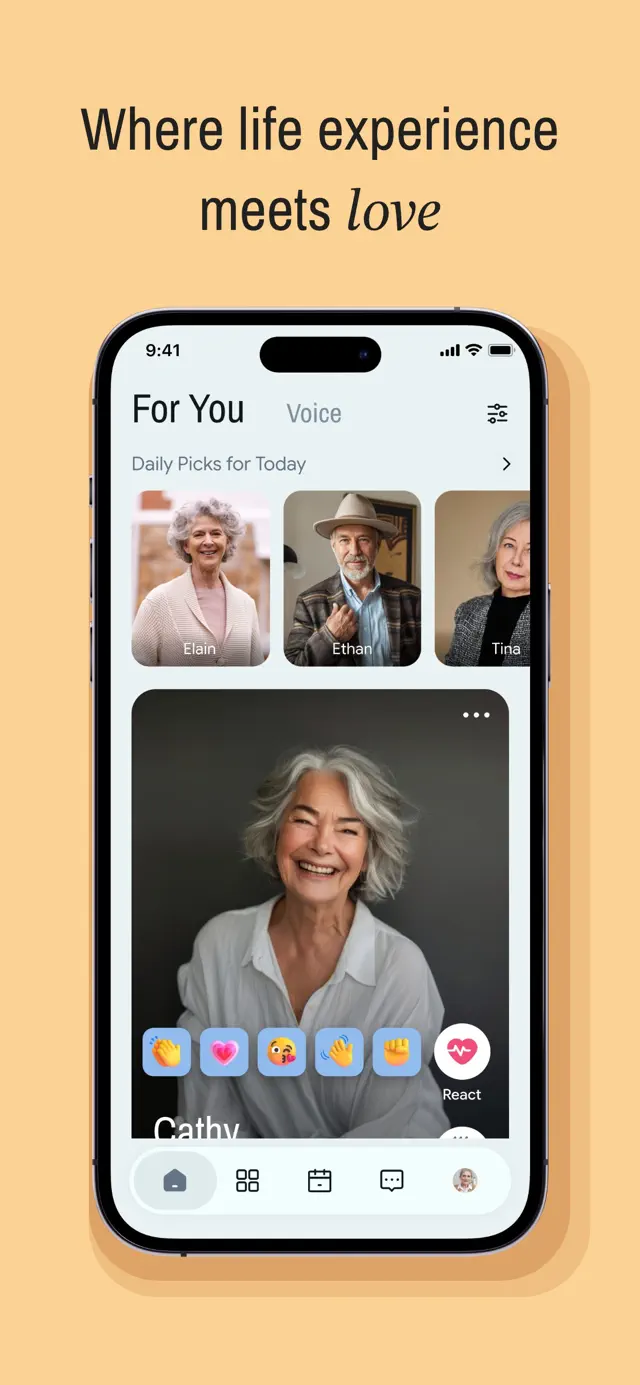 SilverSingles screenshot